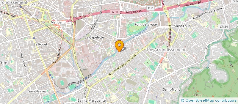 localisation de l'entreprise SANDRA CHALINET CONSEIL  MARSEILLE