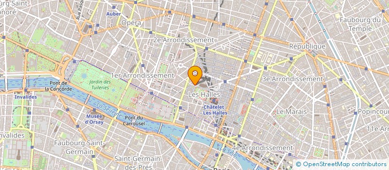 localisation de l'entreprise SANDRA DE MATTEIS à PARIS