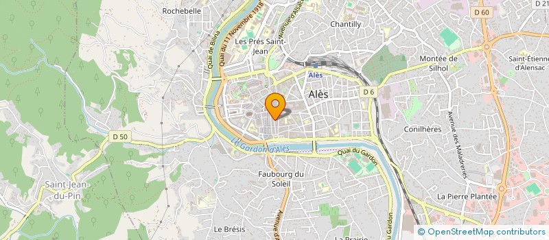 localisation de l'entreprise SANDRA DOMPUT  ALES