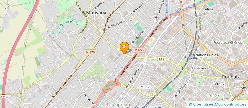 localisation de l'entreprise SANDRA EQUINET  TOURCOING