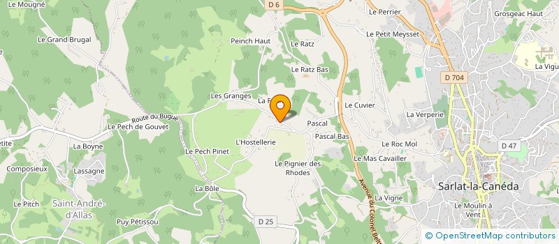 localisation de l'entreprise SANDRA ET AURELIE à SARLAT-LA-CANEDA