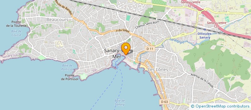 localisation de l'entreprise SANDRA ET MARCO  SANARY-SUR-MER