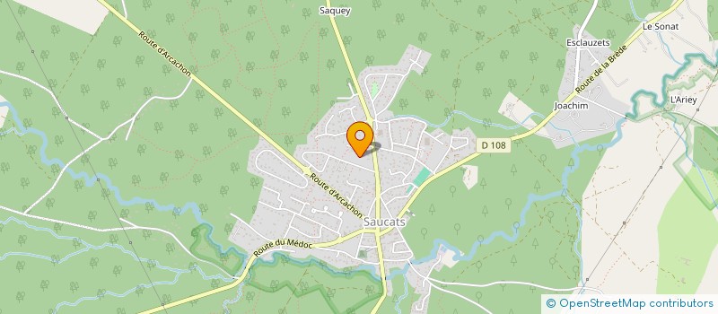 localisation de l'entreprise SANDRA ET STEPHANIE  SAUCATS
