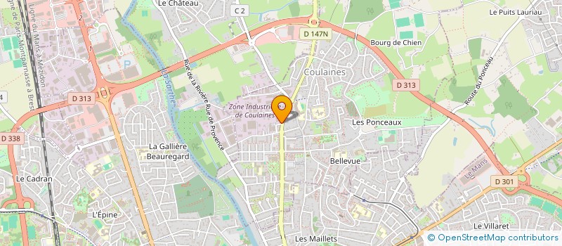 localisation de l'entreprise SANDRA GILLET, NOTAIRE ASSOCIEE  COULAINES