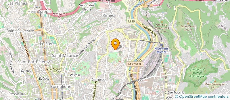 localisation de l'entreprise SANDRA JL.G  NICE