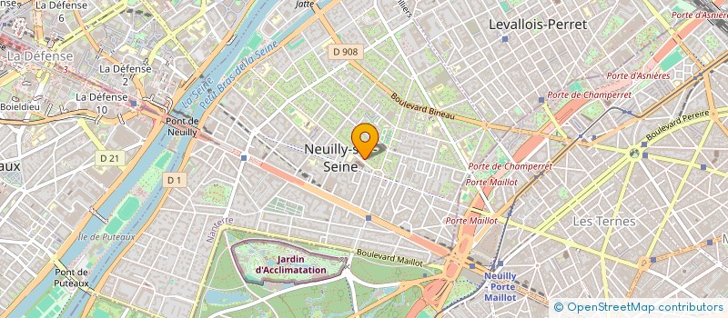 localisation de l'entreprise SANDRA LECUYER DESIGN STUDIO à NEUILLY-SUR-SEINE