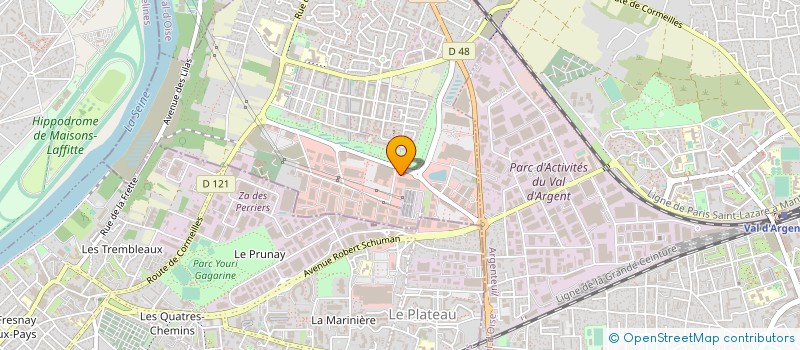 localisation de l'entreprise SANDRA LEFEBVRE LESSECRETS  CORMEILLES-EN-PARISIS