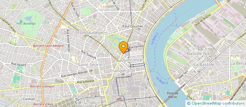 localisation de l'entreprise SANDRA LOPEZ & ASSOCIES  BORDEAUX