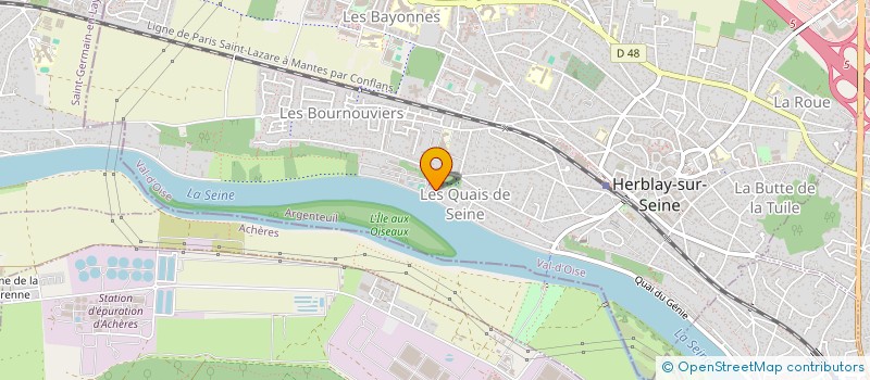 localisation de l'entreprise SANDRA PEREIRE  HERBLAY-SUR-SEINE