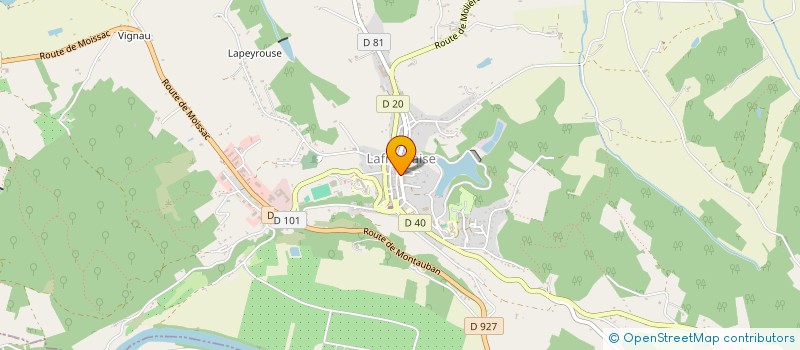 localisation de l'entreprise SANDRA POUGET  LAFRANCAISE