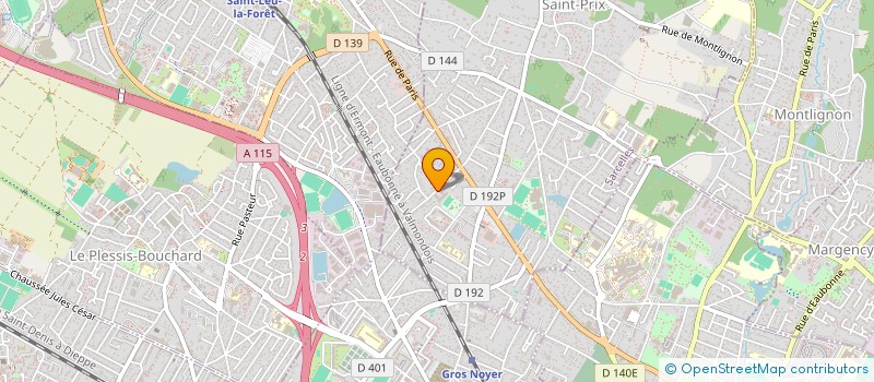 localisation de l'entreprise SANDRA'S FASHION  SAINT-PRIX