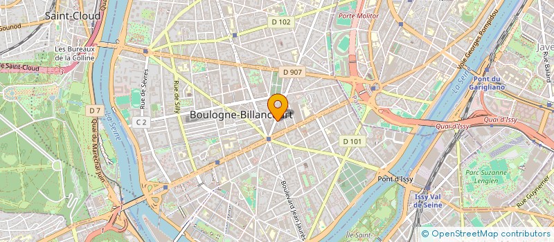 localisation de l'entreprise SANDRA VETILLART INVESTISSEMENTS S.V.I à BOULOGNE-BILLANCOURT