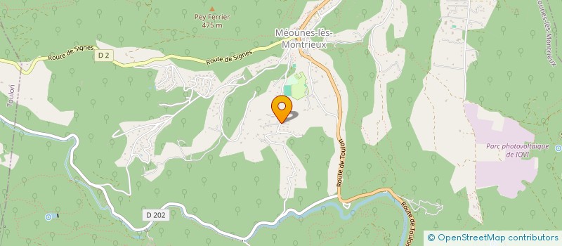 localisation de l'entreprise SANDRABABA  MEOUNES-LES-MONTRIEUX