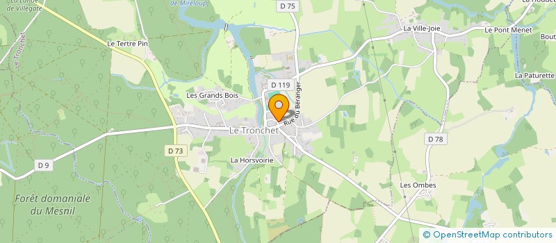 localisation de l'entreprise SANDRANICO  LE TRONCHET