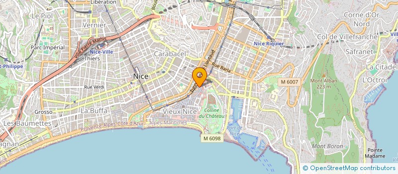 localisation de l'entreprise SANDRANNE à NICE