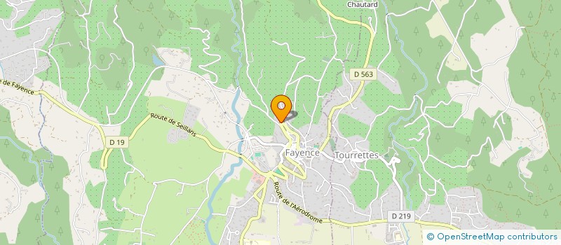 localisation de l'entreprise SANDRAS  FAYENCE