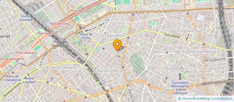 localisation de l'entreprise SANDRAZ à PARIS
