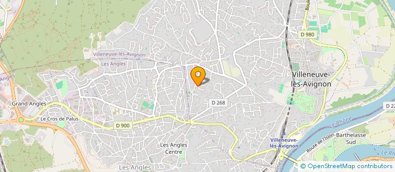 localisation de l'entreprise SANDRI-PIERRET  VILLENEUVE-LES-AVIGNON