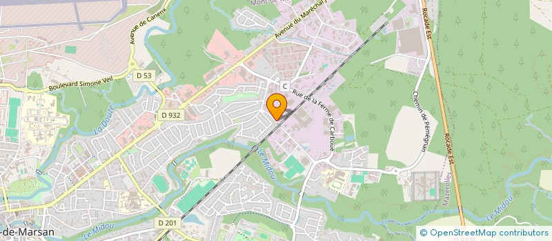 localisation de l'entreprise SANDRILLON  MONT-DE-MARSAN