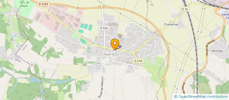 localisation de l'entreprise SANDRIMMO  HEYRIEUX