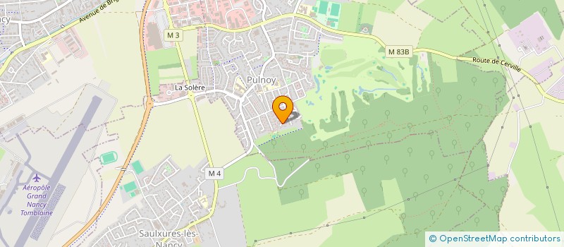 localisation de l'entreprise SANDRIN N8  PULNOY