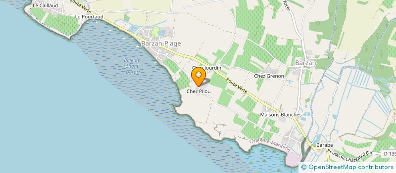 localisation de l'entreprise SANDRINE 1  BARZAN