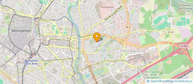 localisation de l'entreprise SANDRINE à MONTPELLIER