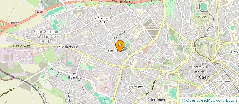localisation de l'entreprise SANDRINE  CAEN