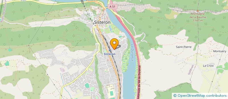 localisation de l'entreprise SANDRINE  SISTERON