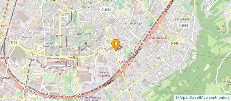 localisation de l'entreprise SANDRINE BIDAL - REMI PORCELLA - CAROLINE VINCENT - ONE NOTAIRES à EYBENS