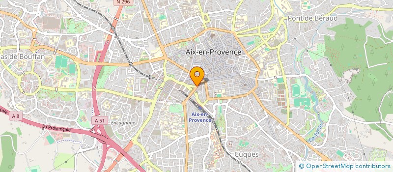 localisation de l'entreprise SANDRINE BM  AIX EN PROVENCE
