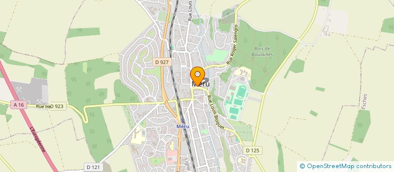 localisation de l'entreprise SANDRINE COIFFURE  MERU