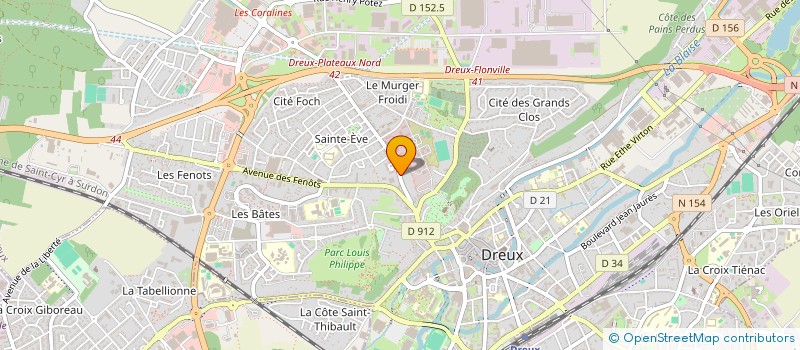 localisation de l'entreprise SANDRINE CORREIA à DREUX