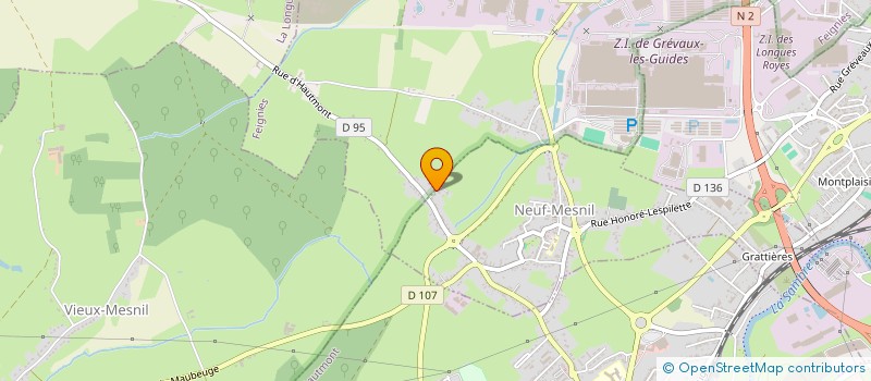 localisation de l'entreprise SANDRINE DECO ET CREATION  NEUF-MESNIL