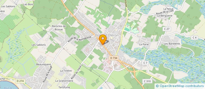 localisation de l'entreprise SANDRINE ET DOM à DOLUS-D'OLERON