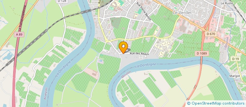 localisation de l'entreprise SANDRINE ET MATTHIAS HIRONDELLE  LIBOURNE