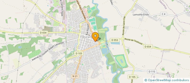 localisation de l'entreprise SANDRINE ET YOANN BERTIN-MAGHIT VIARDOT  FLEURANCE