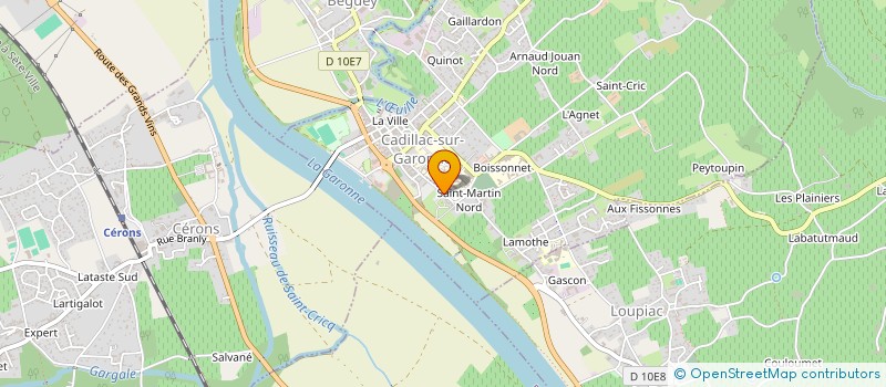 localisation de l'entreprise SANDRINE FROLEON à CADILLAC-SUR-GARONNE