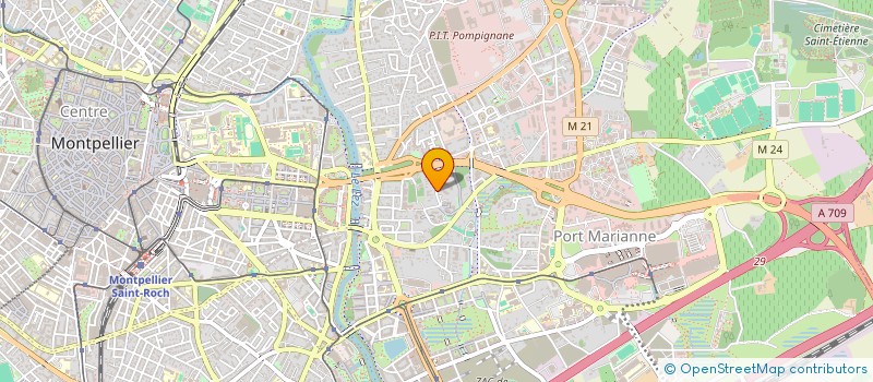 localisation de l'entreprise SANDRINE GAZAL à MONTPELLIER