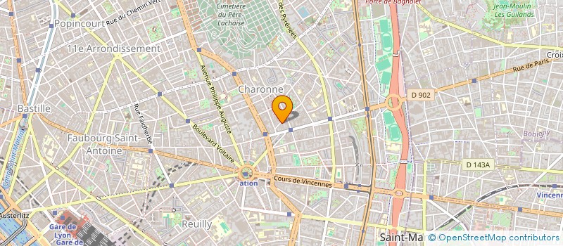 localisation de l'entreprise SANDRINE GIRAUD CREATIONS  PARIS