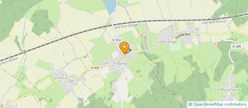 localisation de l'entreprise SANDRINE LONGO IMMOBILIER  OUGNEY