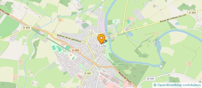 localisation de l'entreprise SANDRINE LOYER FORMATIONS  LE LUDE