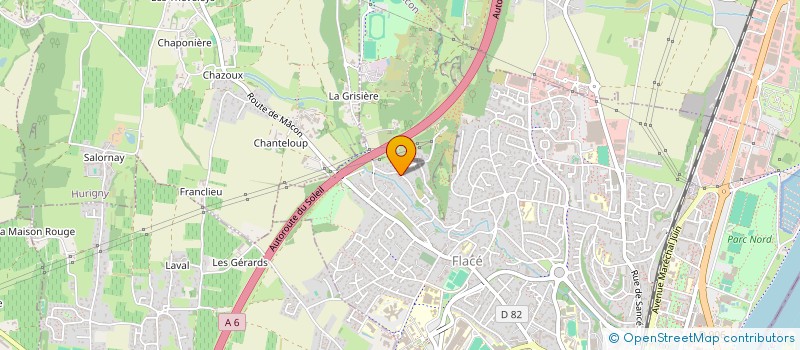 localisation de l'entreprise SANDRINE MARTINET à MACON