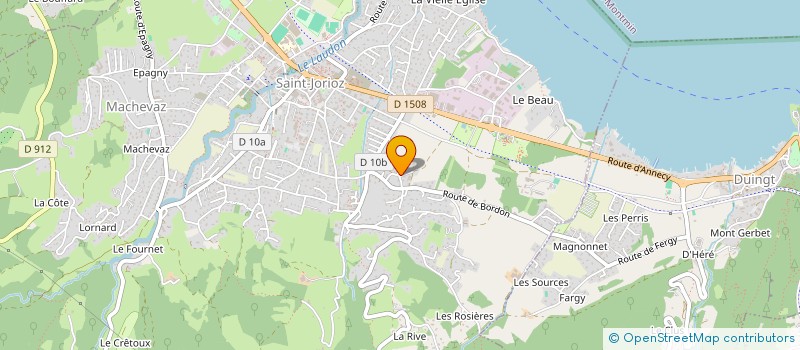 localisation de l'entreprise SANDRINE MOREAU à SAINT-JORIOZ