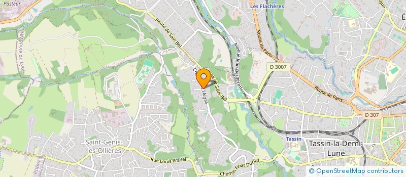 localisation de l'entreprise SANDRINE NOUGATINE à TASSIN-LA-DEMI-LUNE
