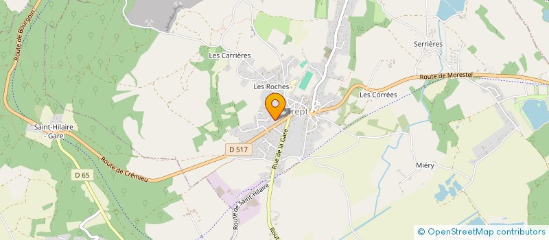 localisation de l'entreprise SANDRINE RAY  TREPT