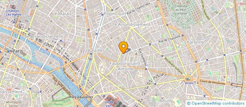 localisation de l'entreprise SANDRINE RUBENS  PARIS