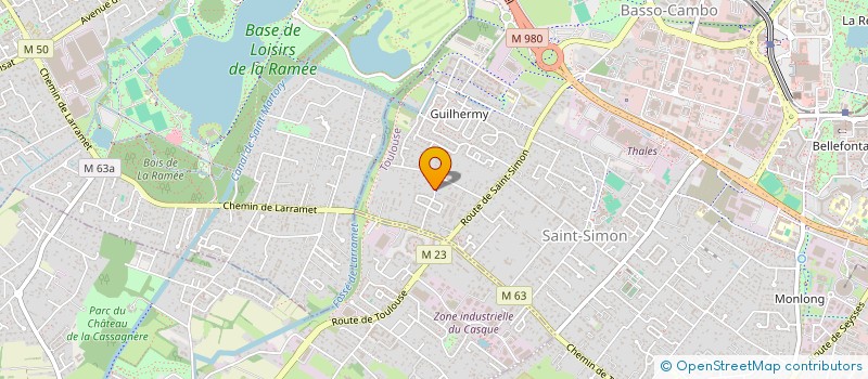 localisation de l'entreprise SANDRINE RUIZ & ASSOCIES à TOULOUSE
