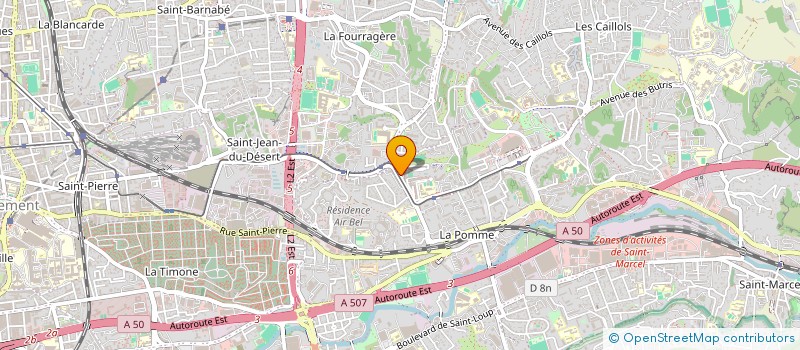 localisation de l'entreprise SANDRINE SAUBAL MORIN à MARSEILLE