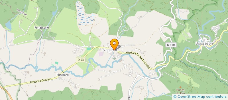 localisation de l'entreprise SANDRINE SOMPAYRAC ET MARC BOYER SNC  NOAILHAC